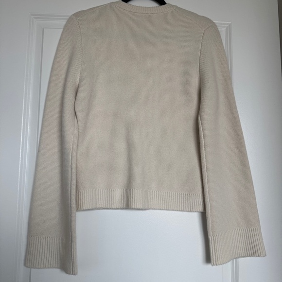 NWT! QUINCE Women's Mongolian Cashmere Structured Cardigan Sweater | Ivory | XS - Picture 5 of 16